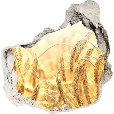 Samoprzylepna dziura na ścianę naklejka Złote pola pszenicy