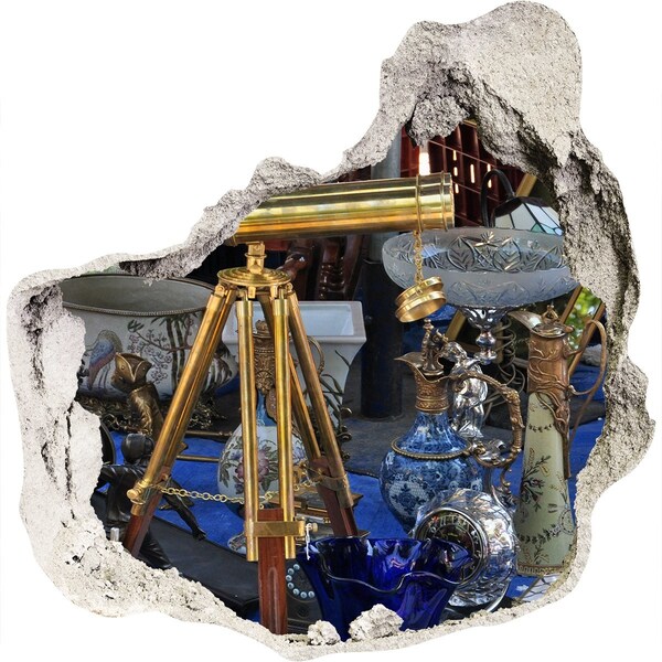 Fototapeta dziura na ścianę Antyki w tajemniczym sklepie