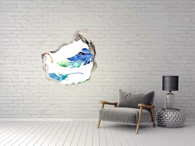 Dziura 3d fototapeta naklejka Tropikalny ocean