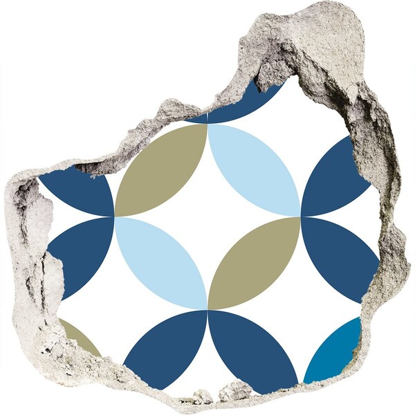 Fotoobraz dziura na ścianę Nowoczesny wzór na tle ściany