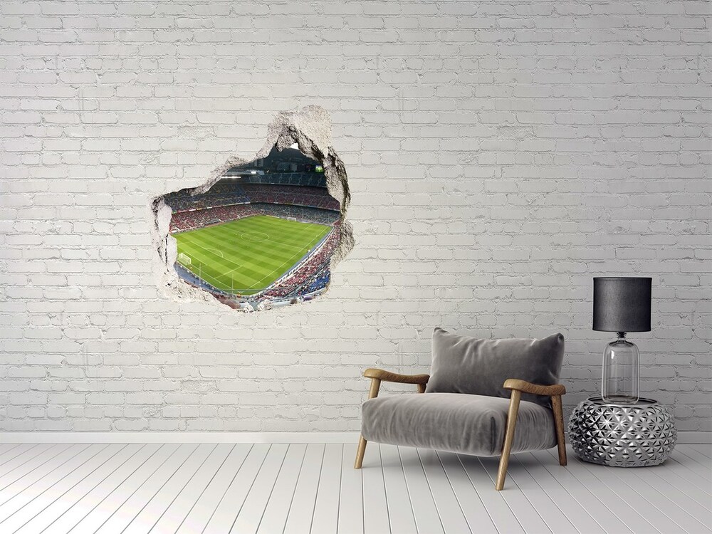 Samoprzylepna dziura na ścianę Barcelona stadion