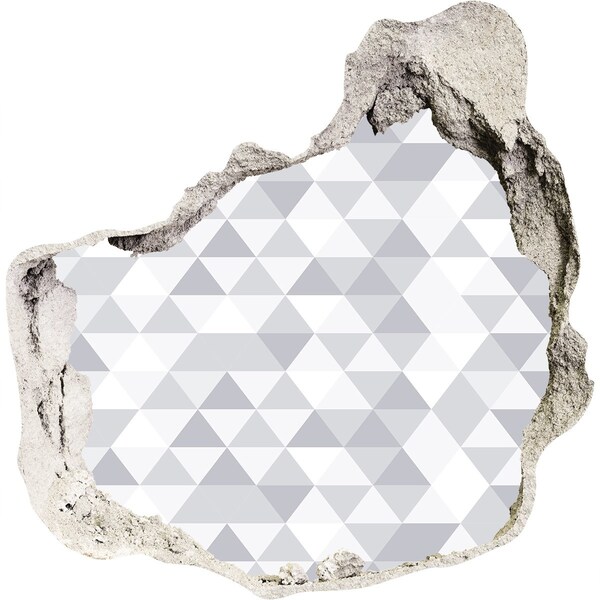 Fotoobraz dziura na ścianę Geometryczna dziura w ścianie