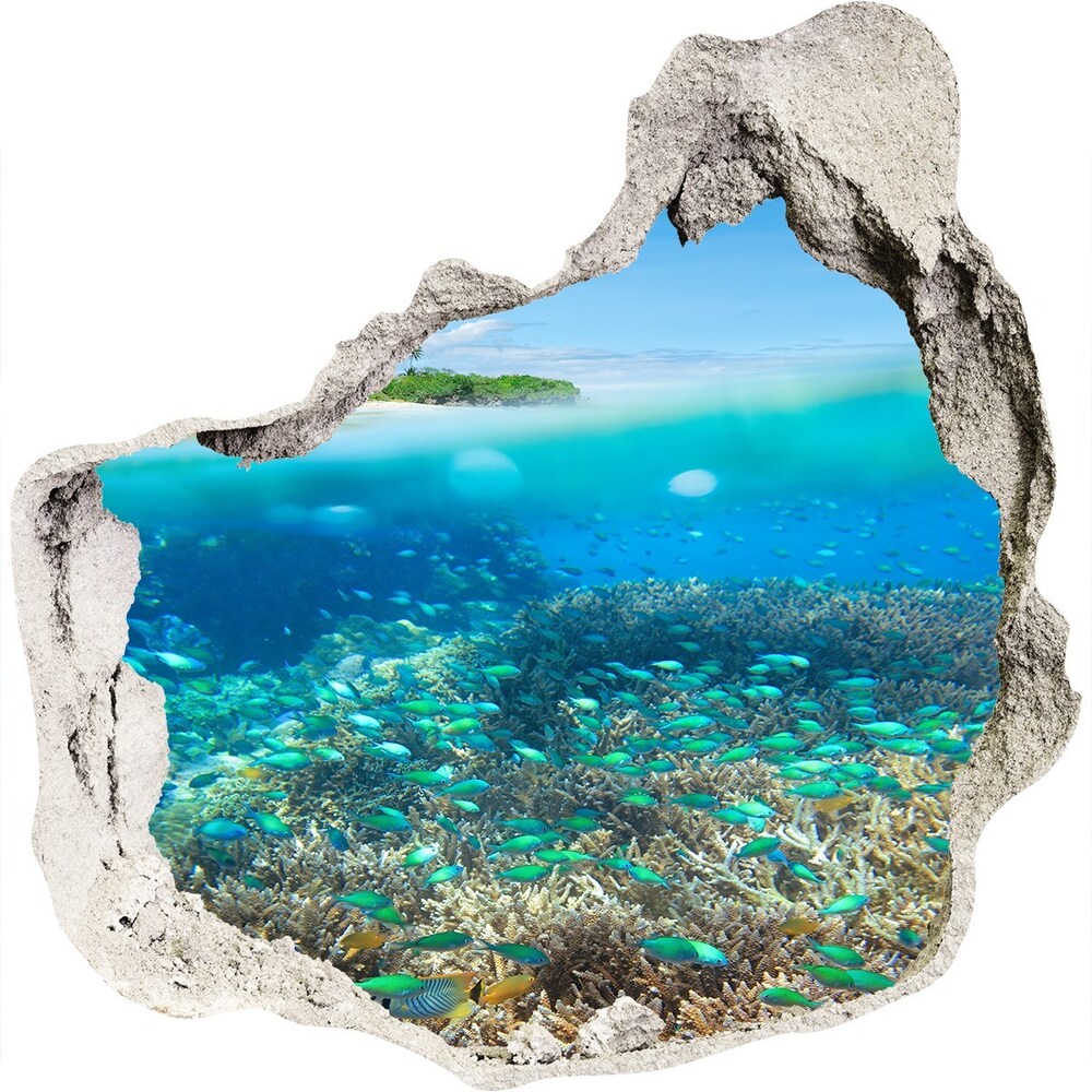 naklejka fototapeta 3D widok Rafa koralowa