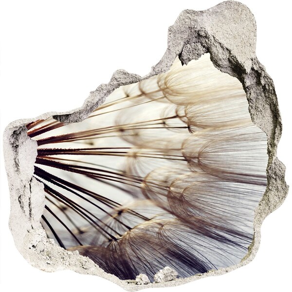 Samoprzylepna dziura naklejka Kwiatowe marzenie w betonie