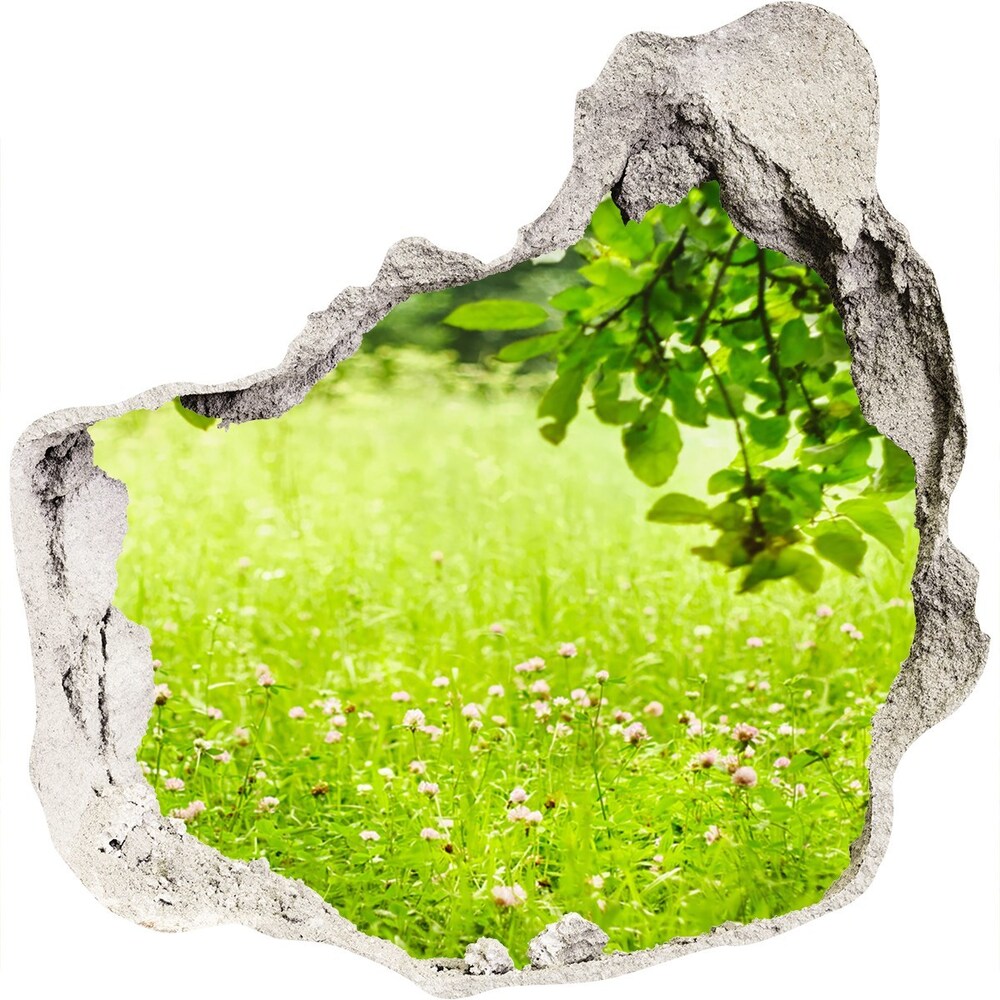 naklejka fototapeta 3D widok Zielona łąka