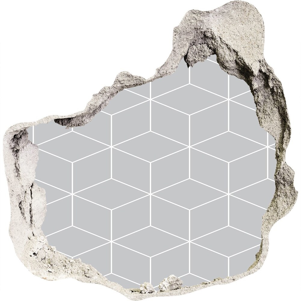 Fotoobraz dziura na ścianę Geometryczne tło