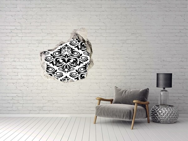 Fotoobraz dziura na ścianę Ornamenty tło
