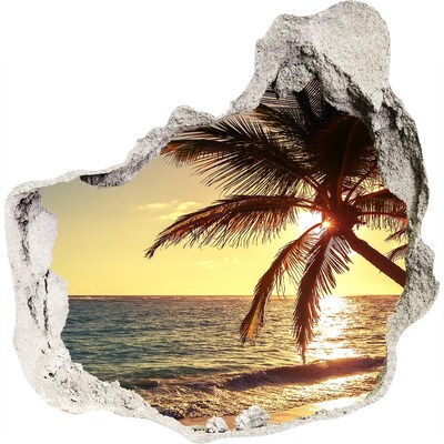 naklejka fototapeta 3D widok Tropikalna plaża