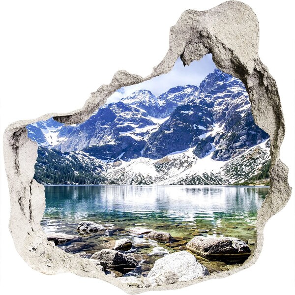 naklejka fototapeta 3D Morskie oko Tatry