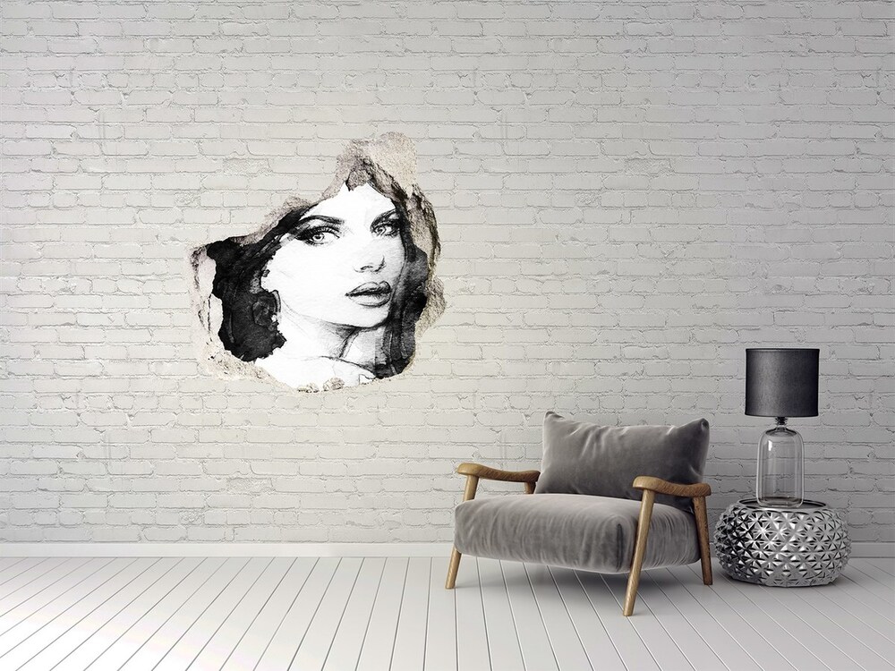 Fototapeta dziura na ścianę Kobieta portret