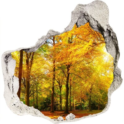 naklejka fototapeta 3D widok Las jesienią