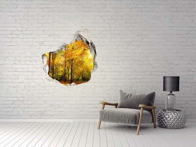 naklejka fototapeta 3D widok Las jesienią