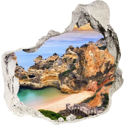 naklejka fototapeta 3D widok Lagos Portugalia