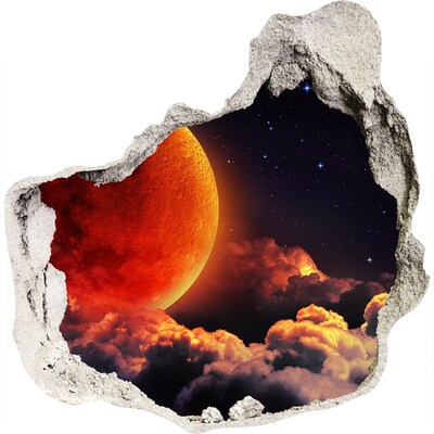 Foto zdjęcie dziura na ścianę Zaćmienie księżyca