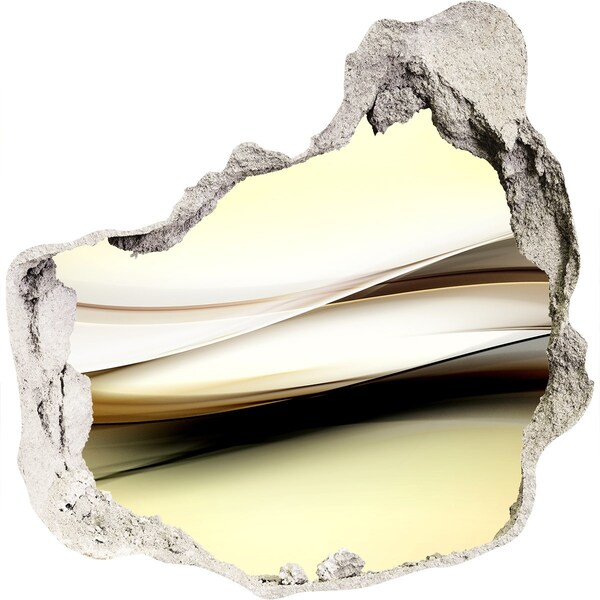 Samoprzylepna dziura na ścianę Abstrakcyjny krajobraz w dziurze w ścianie