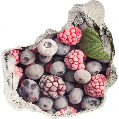 Samoprzylepna naklejka Owocowy raj w dziurze w ścianie