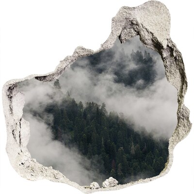 Samoprzylepna naklejka beton Zielona dolina w chmurach