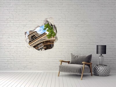 Samoprzylepna dziura naklejka Wieża Eiffla w Paryżu