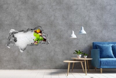 Naklejka 3D dziura samoprzylepna Kuchenne inspiracje zza ściany