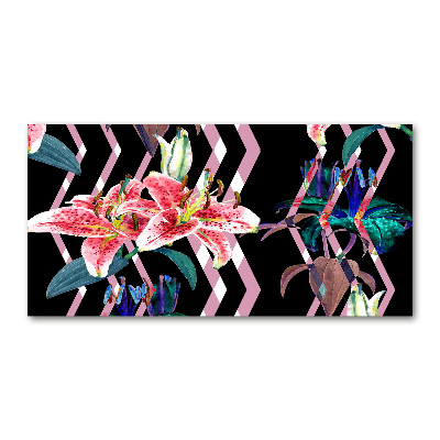 Obraz zdjęcie szkło akryl Tropikalna lilia