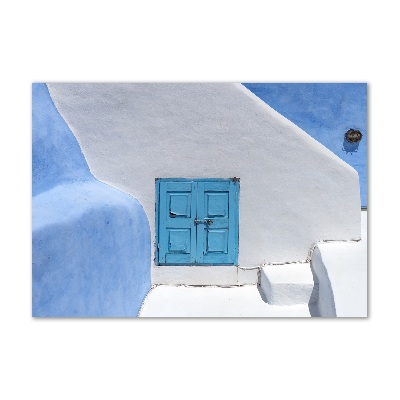 Foto obraz szkło akryl Santorini Grecja