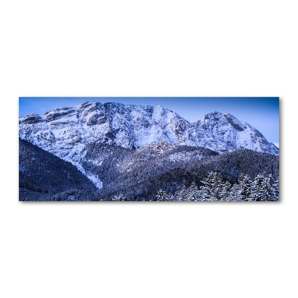 Foto obraz szkło akryl Giewont Tatry