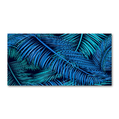 Obraz zdjęcie szkło akryl Liście palmy
