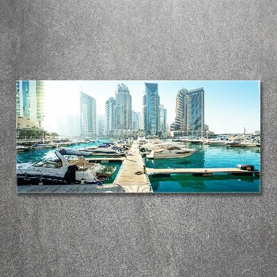 Foto obraz szkło akryl Marina w Dubaju