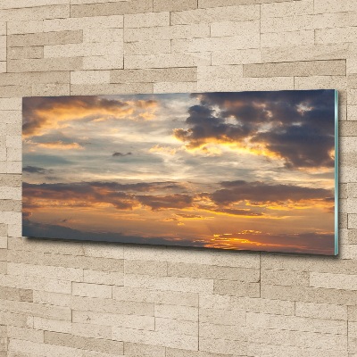 Foto obraz szkło akryl Zachód słońca