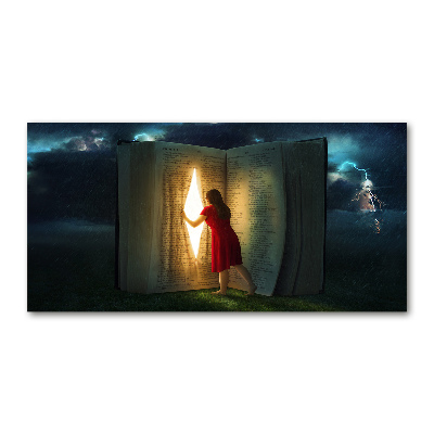 Foto obraz szkło akryl Świat książek