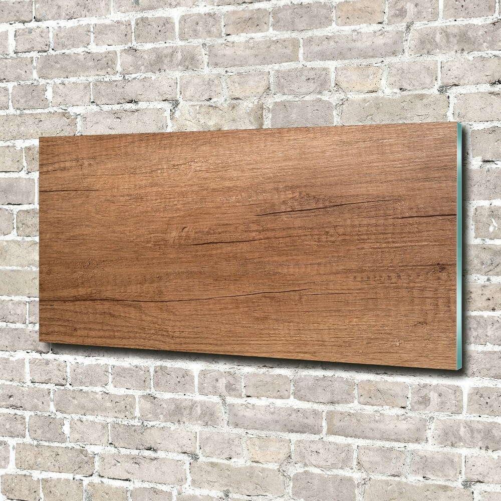 Foto obraz szkło akryl Drewniane tło