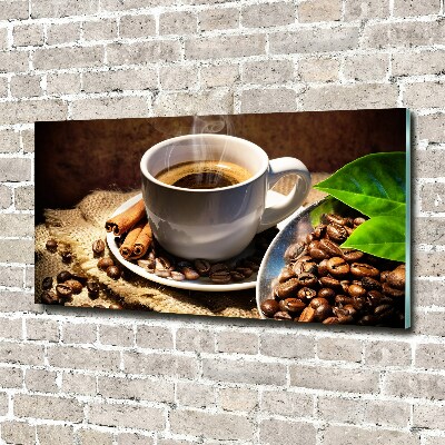 Obraz zdjęcie szkło akryl Filiżanka kawy