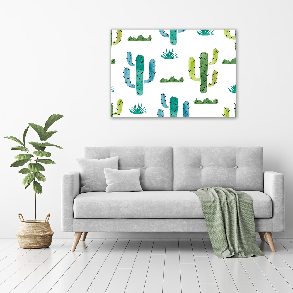 Obraz zdjęcie szkło akryl Kaktusy