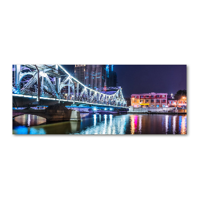 Foto obraz szkło akryl Szanghaj most