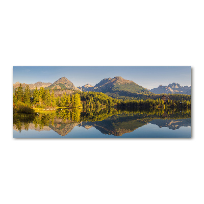 Foto obraz szkło akryl Panorama Tatry