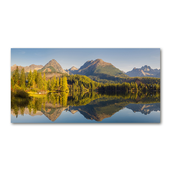 Foto obraz szkło akryl Panorama Tatry