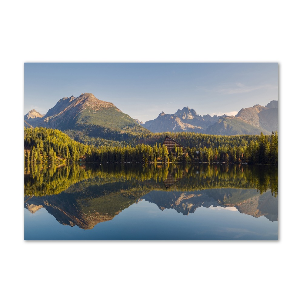 Foto obraz szkło akryl Panorama Tatry