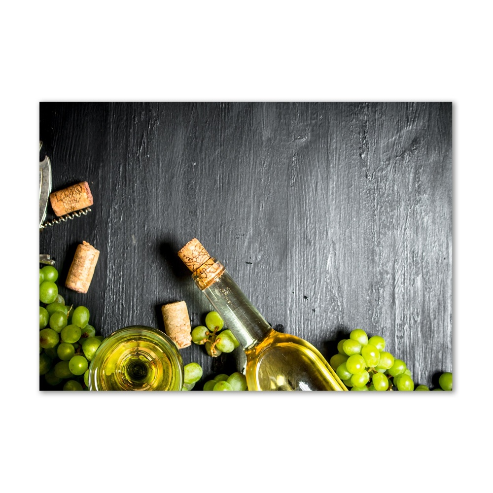 Obraz zdjęcie akryl Białe wino i owoce