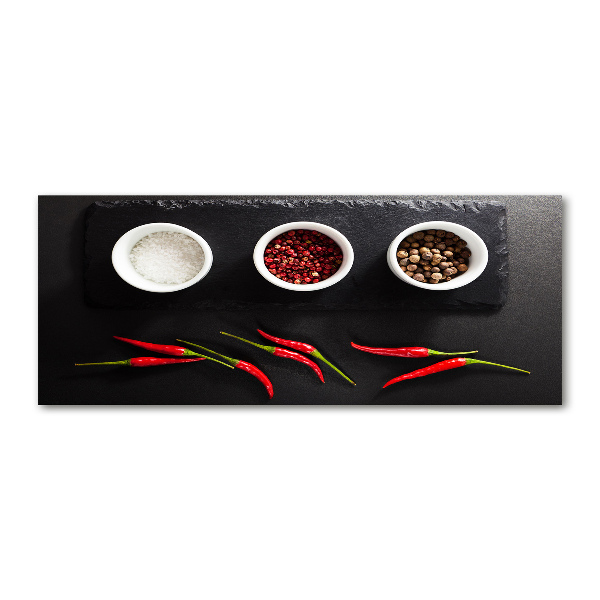 Obraz zdjęcie akryl Przyprawy i chilli