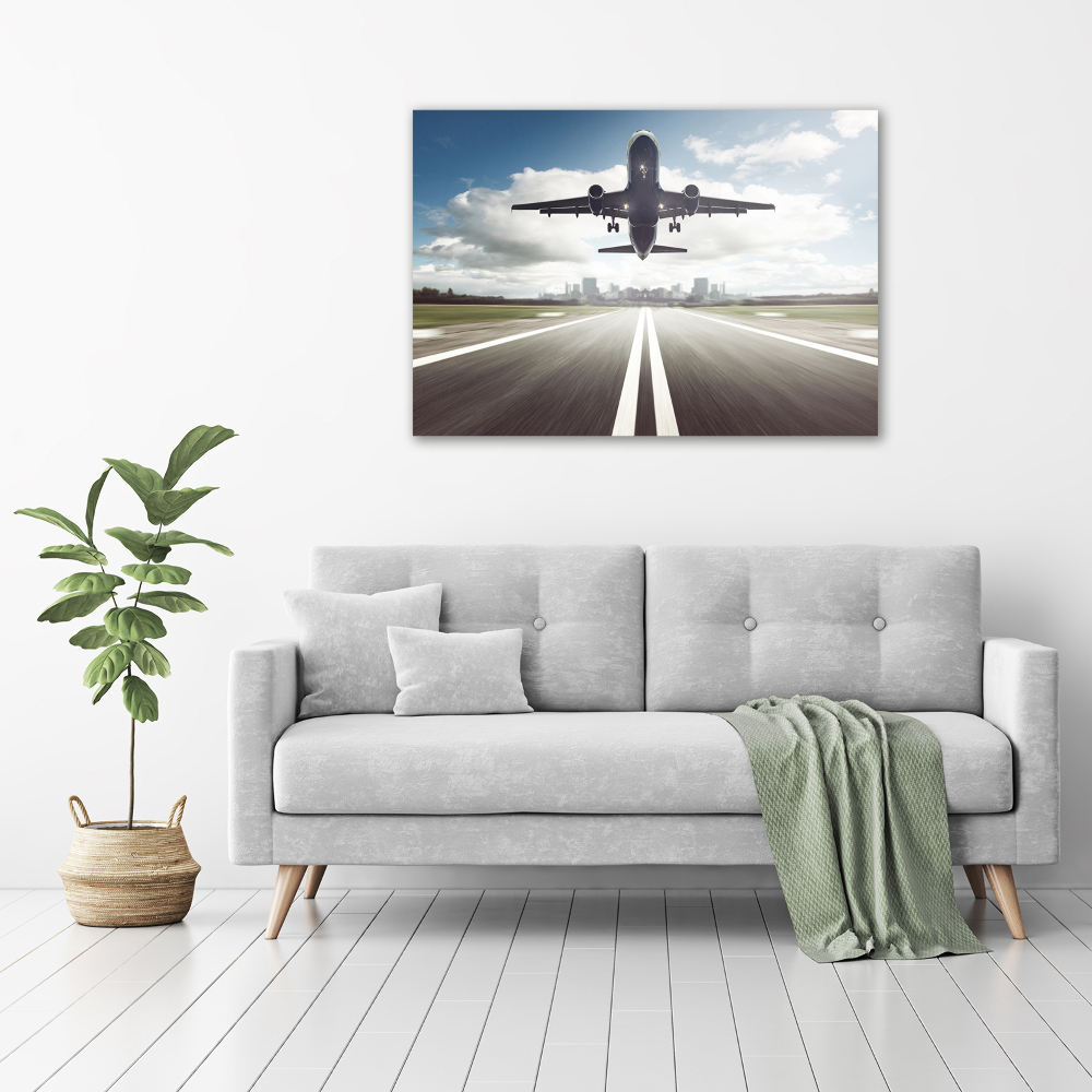 Foto obraz akryl Startujący samolot