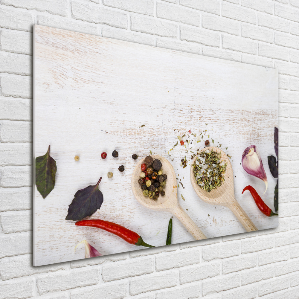 Obraz zdjęcie akryl Warzywa i przyprawy