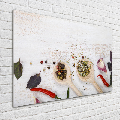 Obraz zdjęcie akryl Warzywa i przyprawy