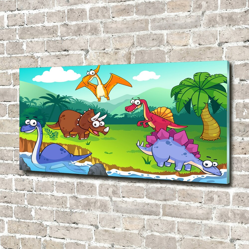 Obraz zdjęcie na ścianę akryl Dinozaury