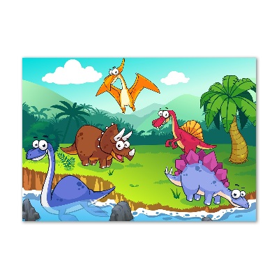 Obraz zdjęcie na ścianę akryl Dinozaury