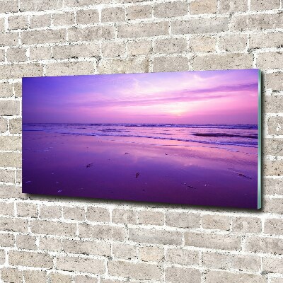 Foto obraz akryl Zachód słońce morze