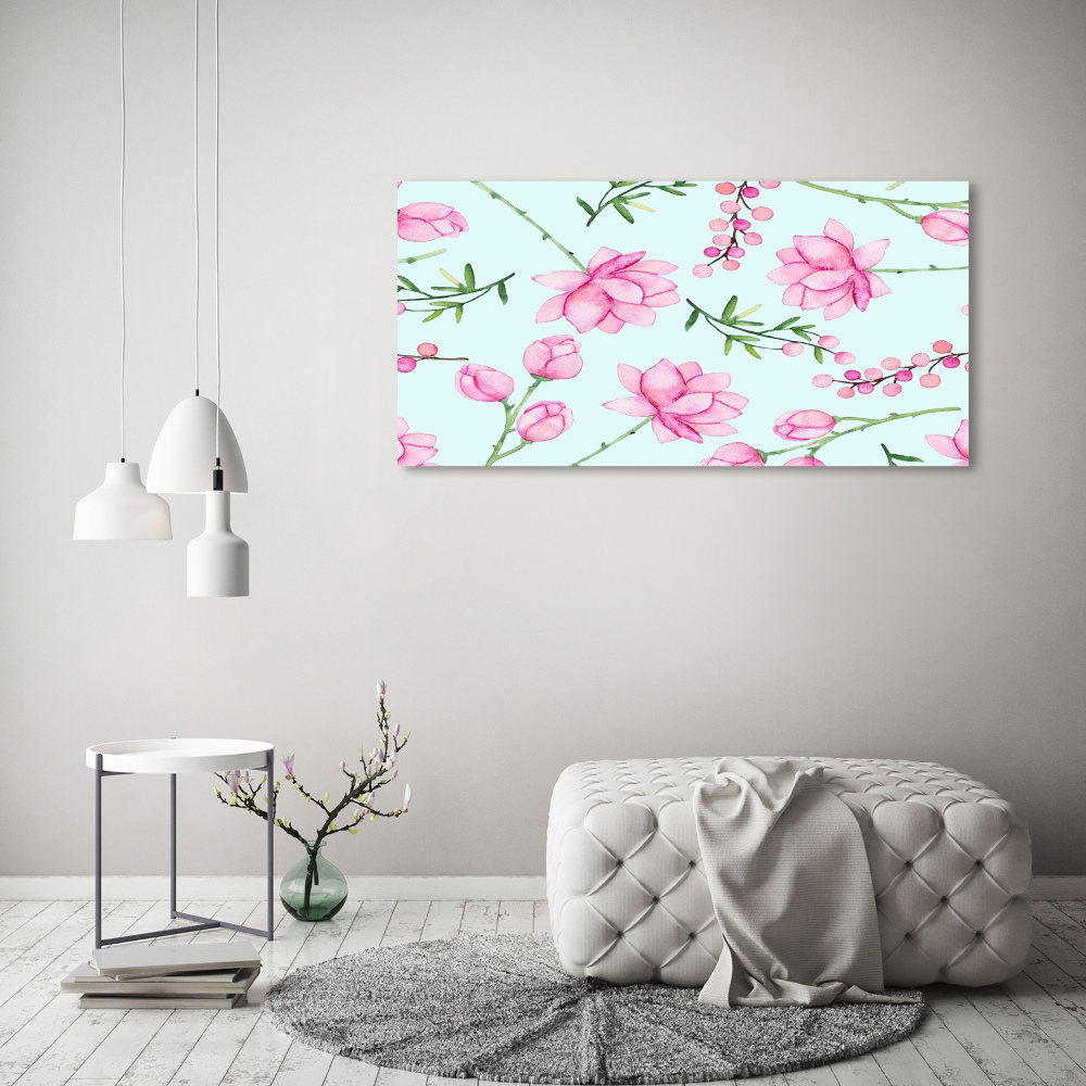 Obraz zdjęcie szkło akryl Kwiaty i jagody