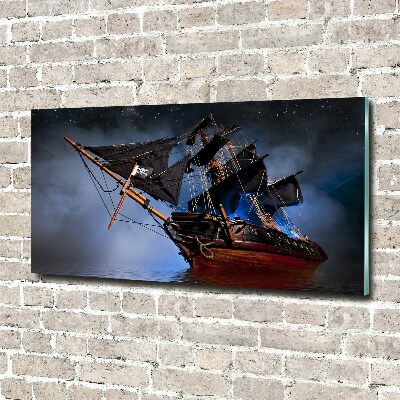 Foto obraz szkło akryl Piracki statek