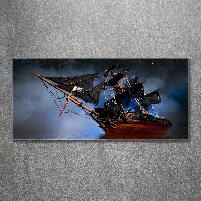 Foto obraz szkło akryl Piracki statek