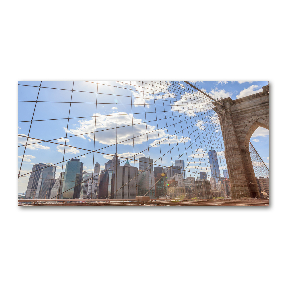Foto obraz szkło akryl Most Nowy Jork