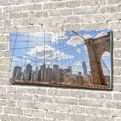 Foto obraz szkło akryl Most Nowy Jork